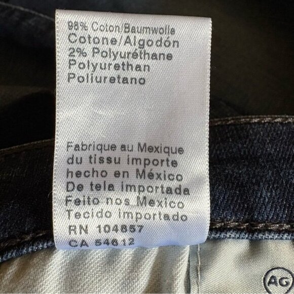 AG The Farrah High Rise Skinny Denim Jeans Blue W29 - Picture 12 of 13